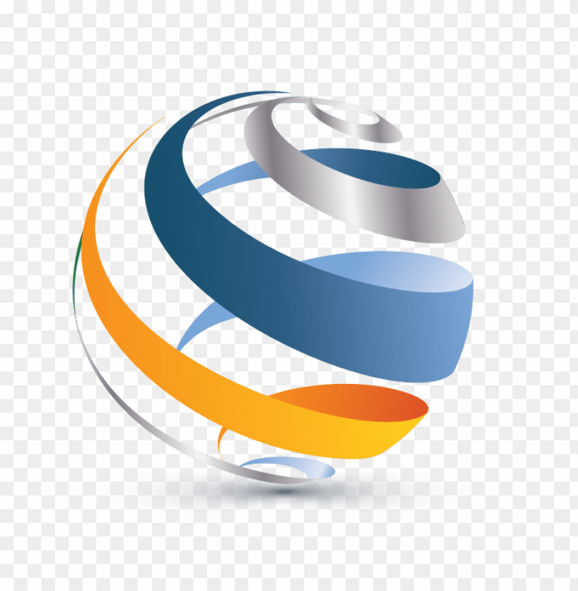 smartassi.com 3d globe swirl logo international technology brand design